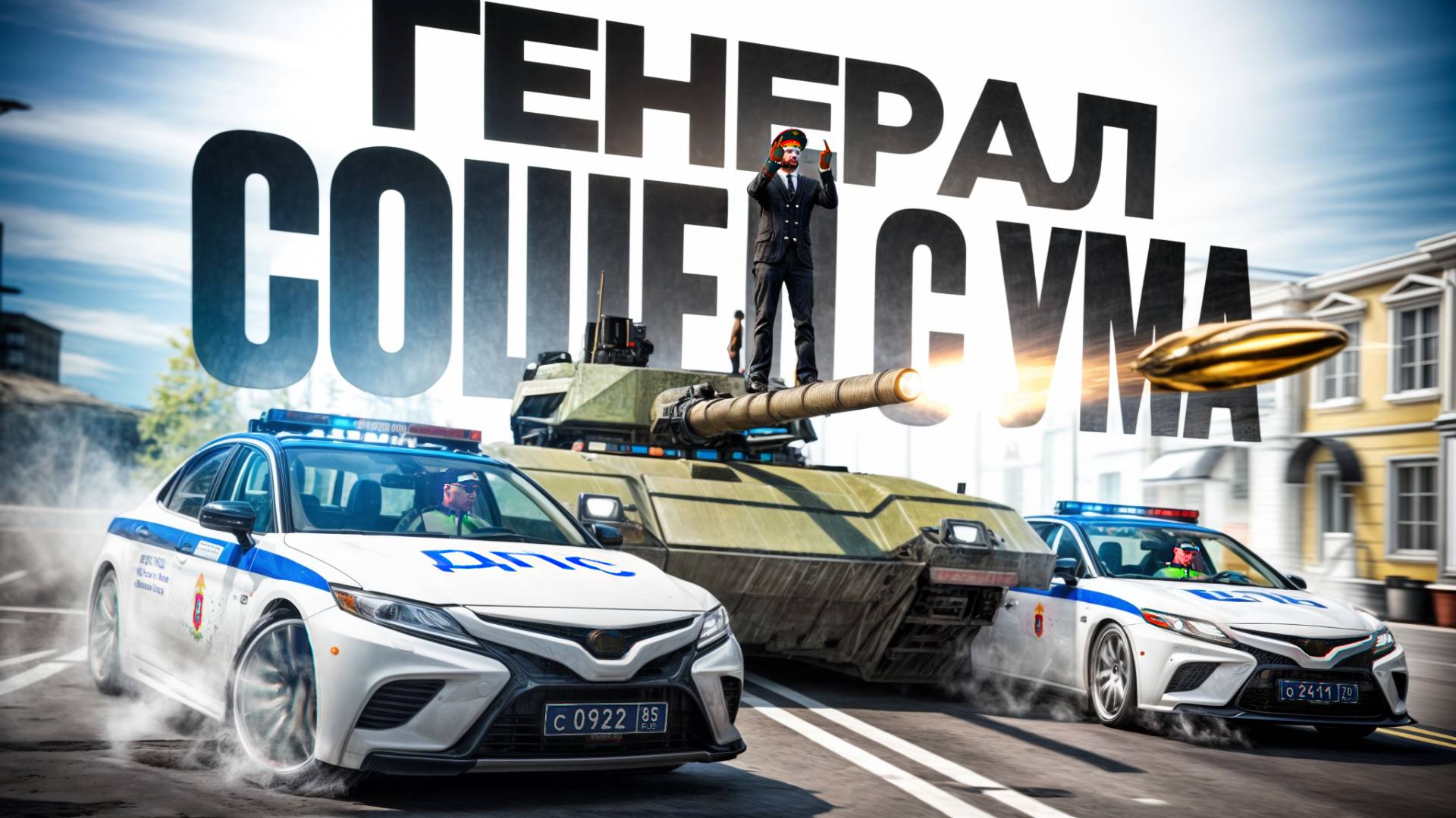 ГЕНЕРАЛ АРМИИ СОШЕЛ С УМА! ПОГОНЯ ЗА ТАНКОМ и ПОДСТАВА (RMRP Тверской) смотреть онлайн
