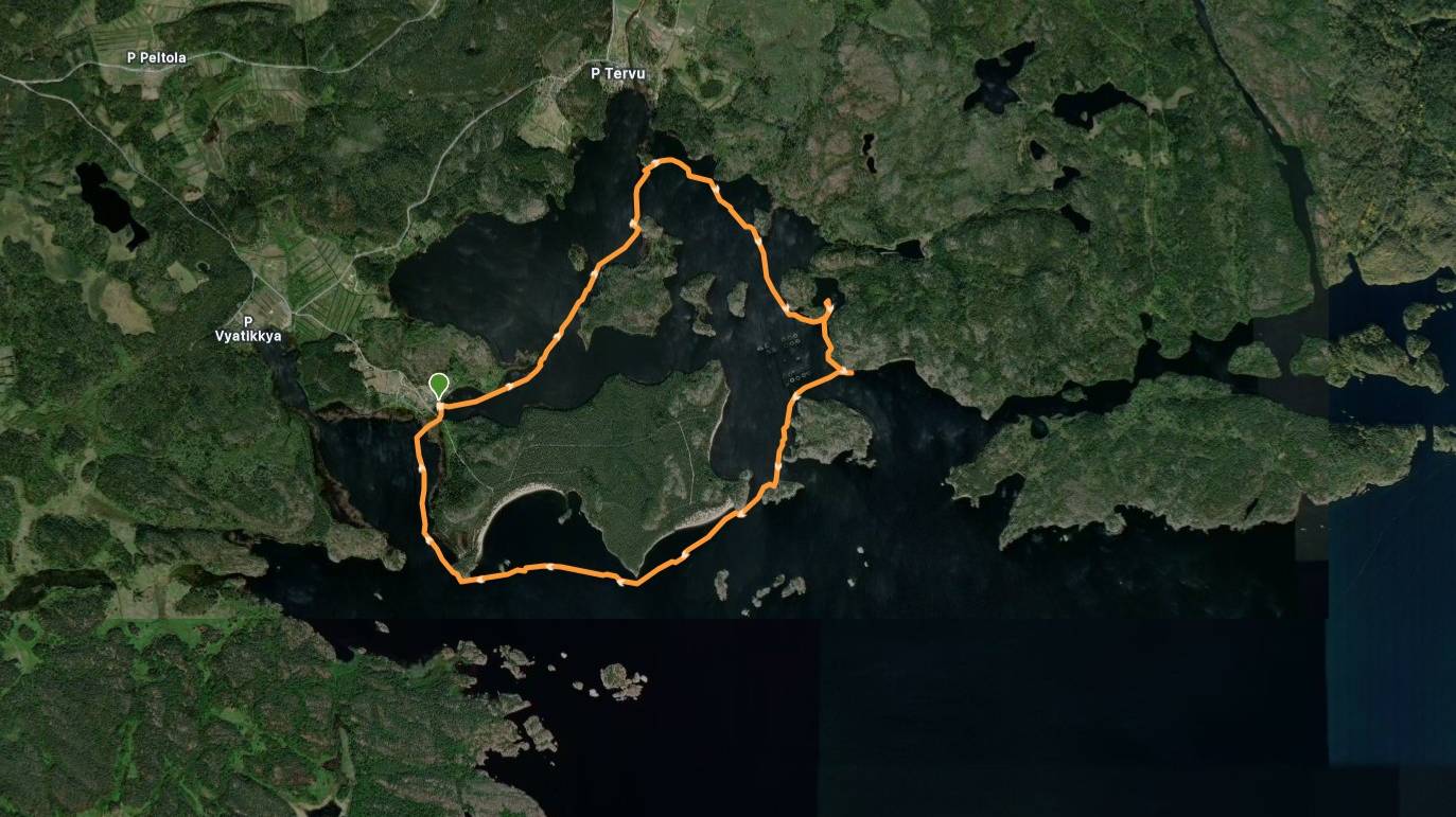 Сапсёрфинг вокруг острова Койонсаари