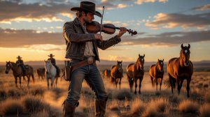 Кантри-фолк, музыка Дикого Запада.