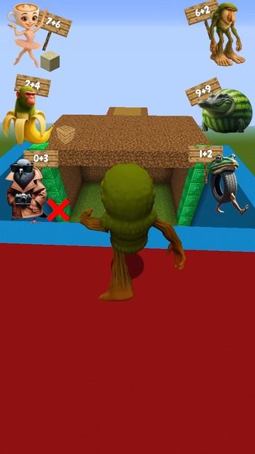 Italian Brainrot Vs Squid Game Sky Jump #shorts #minecraft #brainrot смотреть онлайн