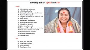 108-Non Stop Sahaja Qawali  and sufi