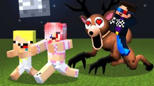 🌲КАК ПРИРУЧИТЬ ОЛЕНЯ В 99 НОЧЕЙ В ЛЕСУ В МАЙНКРАФТ? ШЕДИ ЛЕСКА И НУБИК MINECRAFT