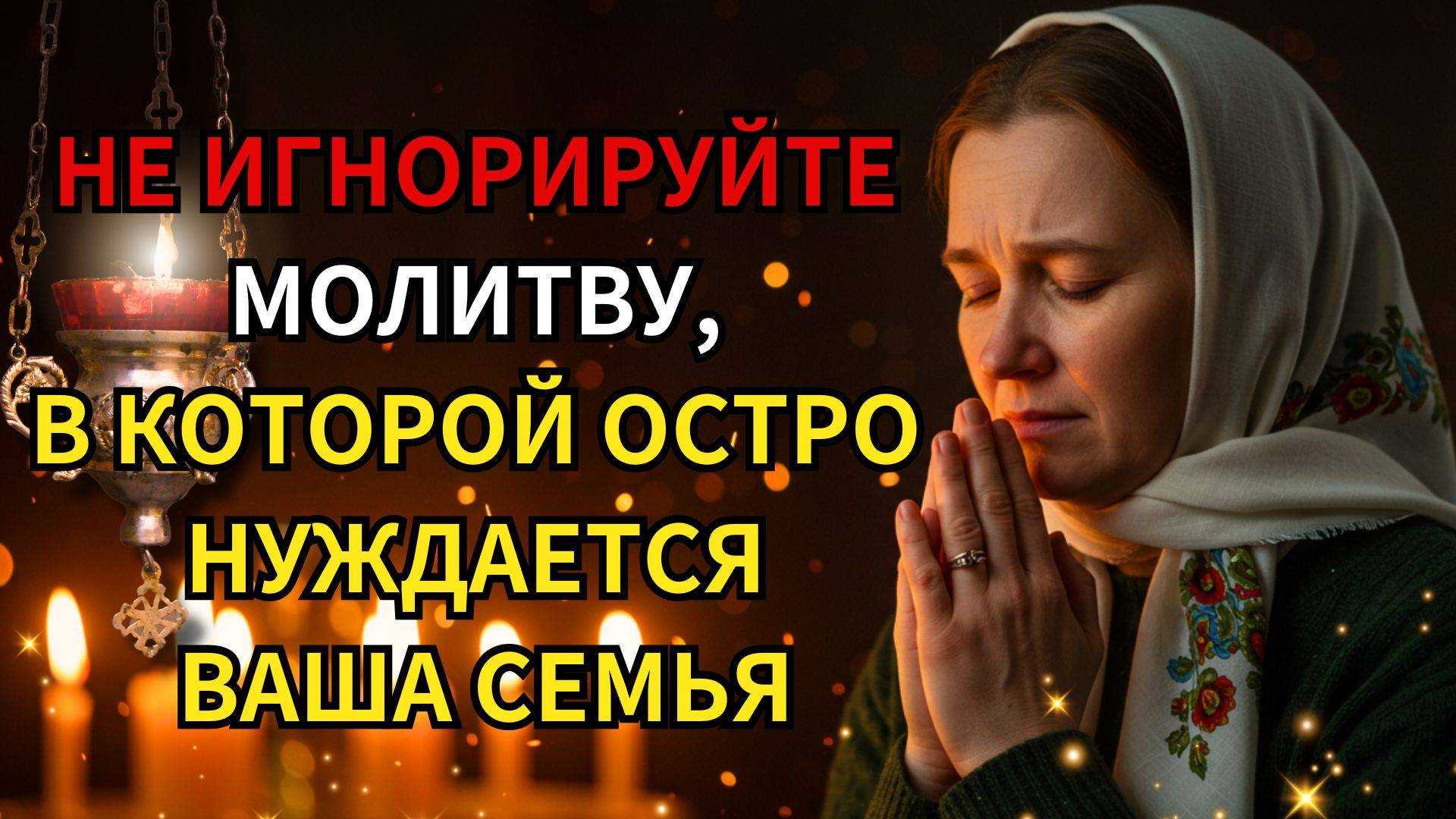 Не игнорируйте эту молитву, она очень нужна вашей семье. смотреть онлайн