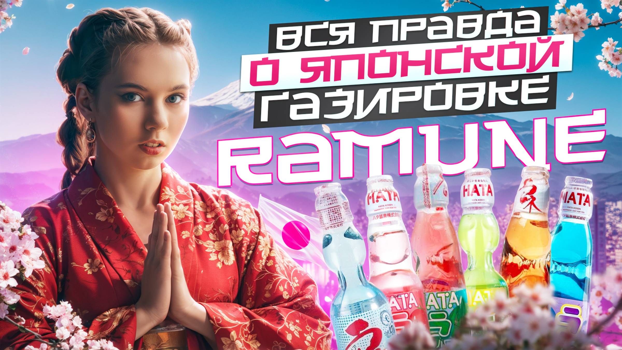 Тестируем 6 вкусов японской газировки Ramune от HATA KOSEN