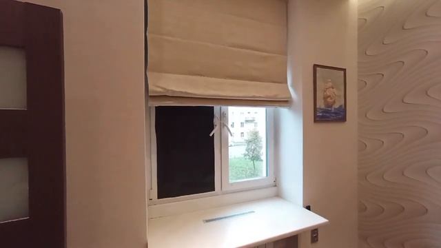 Римские шторы Coulisse с электроприводом  управление пультом  Монтаж в оконный проем  SVIL