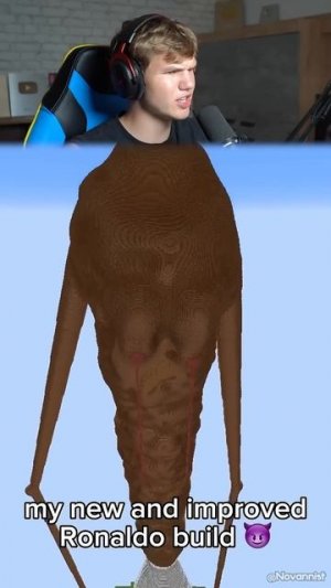 Я Построил Роналду в Майнкрафт!😂 ⚽ (Оценку) #shorts #шортс #minecraft #майнкрафт #футбол #роналду