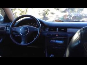 Снятие не откидной спинки заднего сидения на Audi A6 C5 4B