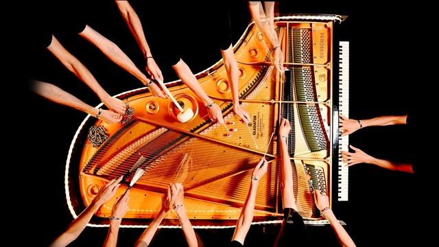 24 HANDS play GLADIATOR on 1 PIANO