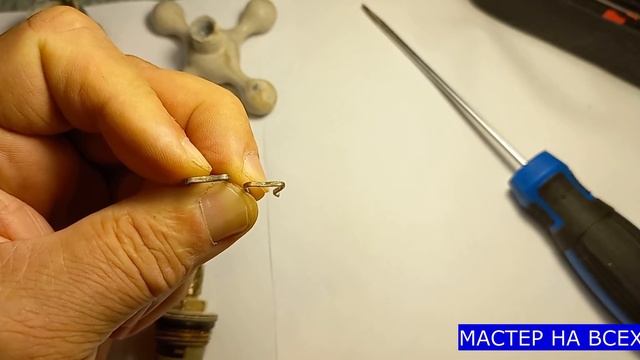 Ремонт кран-буксы на смеситель. Без затрат, только руки.