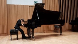 Бетховен. Соната 17, первая часть.