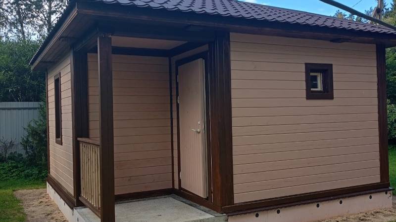 С гуся - вода, с тебя - худоба! Компактная баня 5х5 с вальмовой крышей под Волоколамском за 10 дней смотреть онлайн