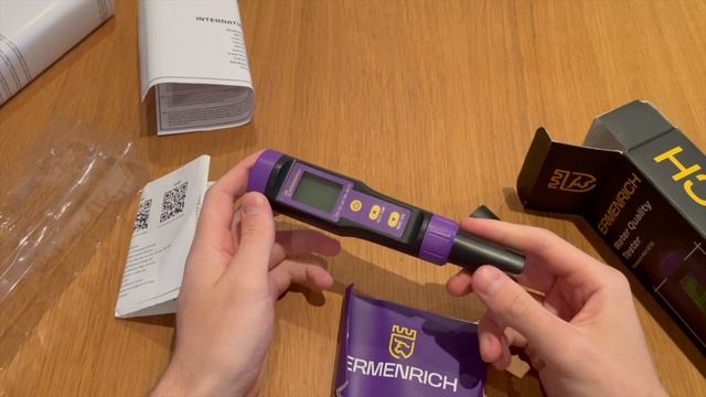 Тестер качества воды Ermenrich Wett QT30 | Ermenrich – видео распаковки смотреть онлайн