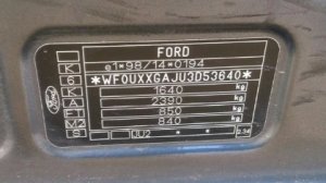 Вин номер Vin Форд фьюжин,где находится,куда смотреть.