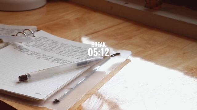 2 часа STUDY WITH ME ｜ Ambient Ver.🍃, No Music ｜ Pomodoro 50-10 ｜ Cloudy Day☁️