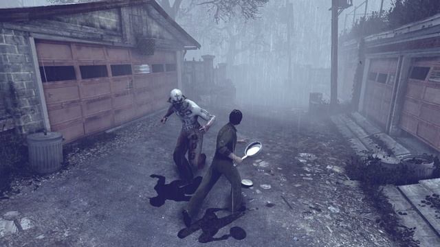 Silent Hill:Downpour PC Build - Гаражи и вырезанный монстр