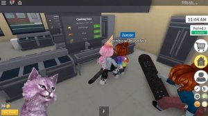 КОШКА ЛАНА  УЧИТЕЛЬ В ШКОЛЕ РОБЛОКСА! ROBLOX Highschool