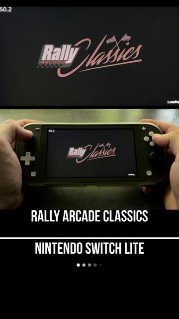 Rally Arcade Classics Nintendo Switch Lite Gameplay смотреть онлайн