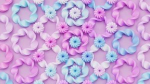 🍬 Детский футаж со сладостями в нежных пастельных тонах