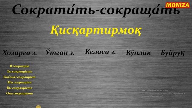 РУС ТИЛИДА ЭНГ КЎП ИШЛАТИЛАДИГАН ГАПЛАР #8