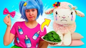 Овечке нужна помощь! 🐑💖 Я буду твоей мамой – ухаживаем за игрушками!