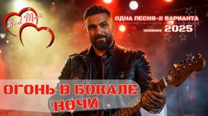 Огонь в бокале ночи| Одна песня - два варианта | Душевные песни о любви|Новинки 2025|