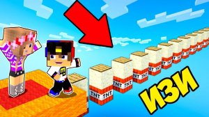 Майнкрафт но Девушка как пройти Испытания и Паркур Карту Челлендж НУБ И ПРО ВИДЕО ТРОЛЛИНГ MINECRAFT