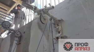 Канатная резка проёма в Орлином