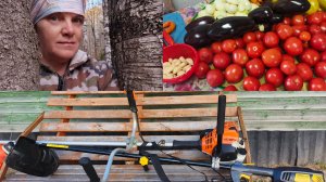 Приготовила Аджику с баклажанами ,косы помыла .