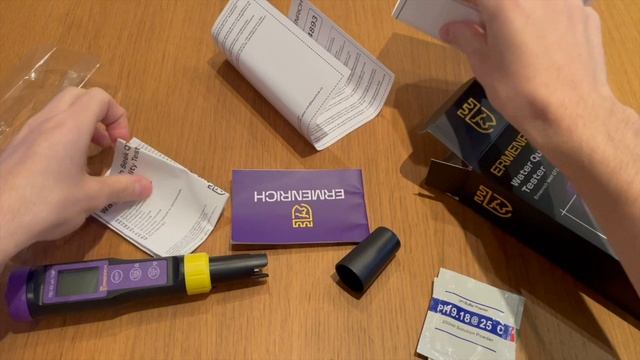 Тестер качества воды Ermenrich Wett QT20 | Ermenrich – видео распаковки смотреть онлайн