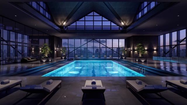 Tokyo Twilight ｜ 2-Hour Pool Ambience Overlooking The City