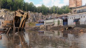 RoadCraft Прохождение 158 (Загрязнение) Восстановил бетонный завод, осушилась насосная станция