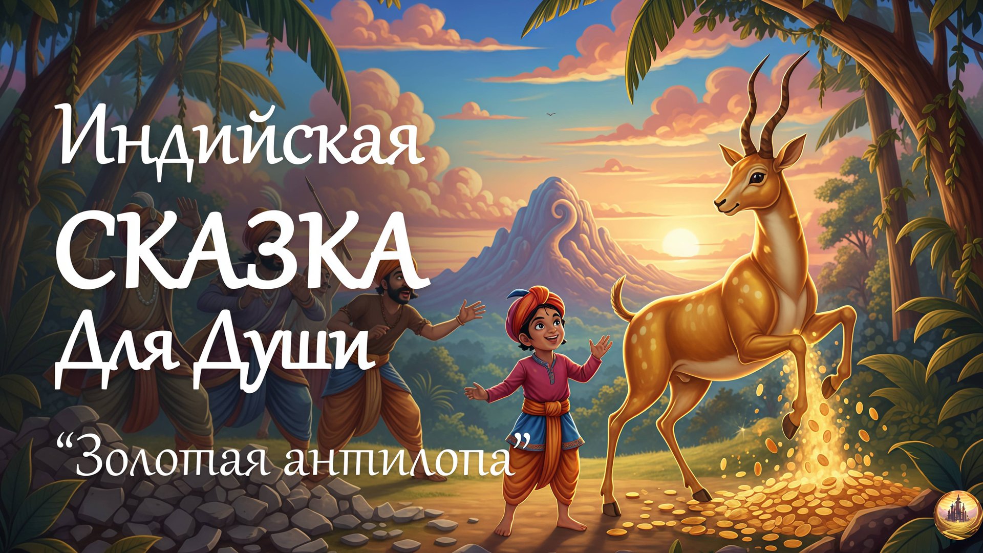 Индийская СКАЗКА ДЛЯ СНА "Золотая антилопа" 🌙Любимая с детства ИСТОРИЯ НА НОЧЬ под звуки камина смотреть онлайн