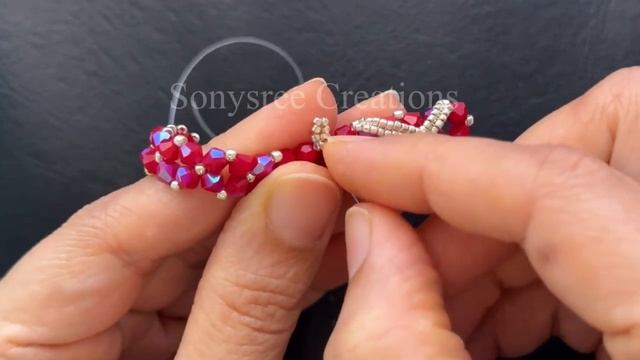 Элегантный простой браслет от Sonysree Creations Beading смотреть онлайн