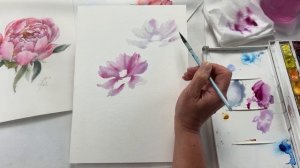 Тестируем Baohong S8 и рисуем КОСМЕИ, акварель. Художник Лилия Бето