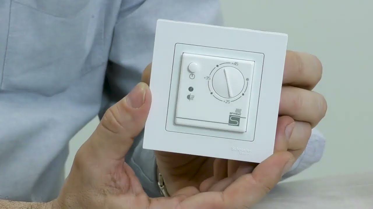 Терморегулятор в рамки Schneider Electric Atlas Design смотреть онлайн