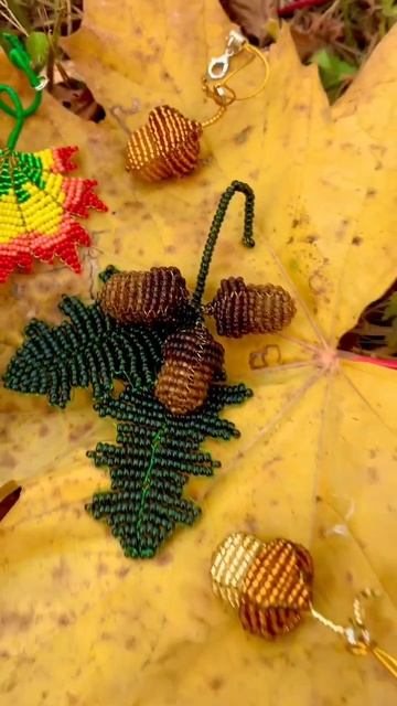 Старичок-Грибовичок из бисера 🍂🍁🍄 смотреть онлайн