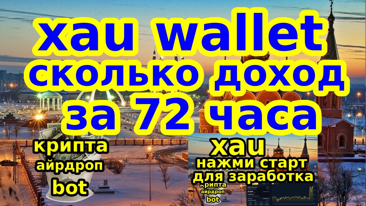 Xau Wallet сколько доход за 72 часа