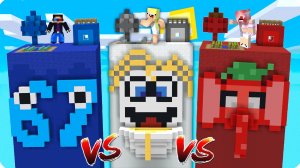 🍝ЧАНК СПАГЕТТИ ТУАЛЕТТИ vs ЧАНК 67 vs ЧАНК КЛУБНИЧНЫЙ СЛОН в МАЙНКРАФТ! НУБИК ШЕДИ ЛЕСКА