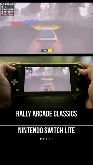 Rally Arcade Classics Nintendo Switch Lite Gameplay смотреть онлайн