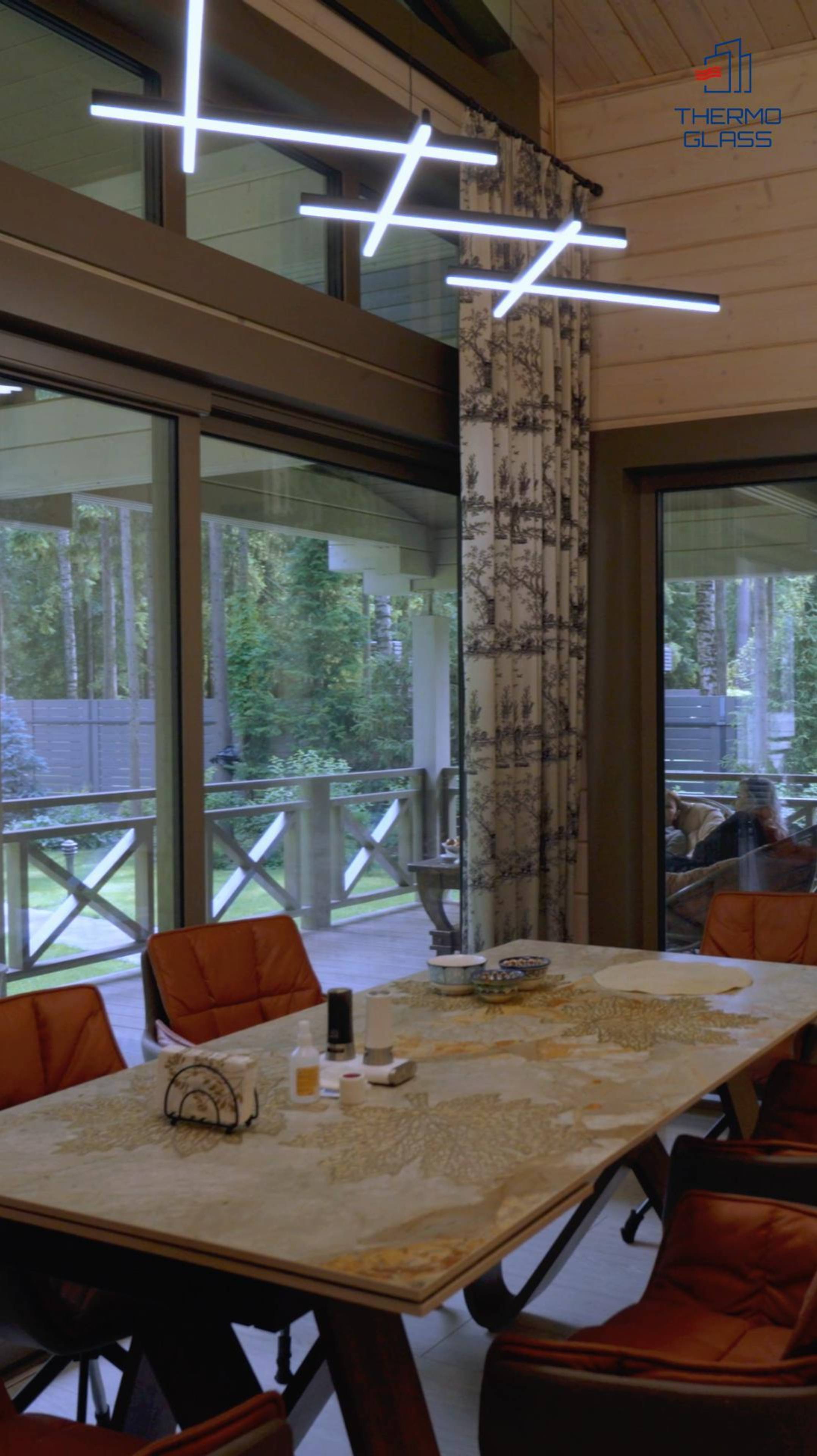 Остекление до пола от Thermo Glass смотреть онлайн