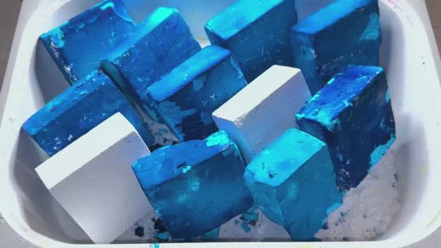 АСМР!!! Бело-голубая звукотерапия смотреть онлайн