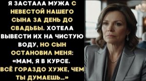 ИСТОРИИ ИЗ ЖИЗНИ/Застала мужа с невестой нашего сына за день до свадьбы/Рассказ жизненный