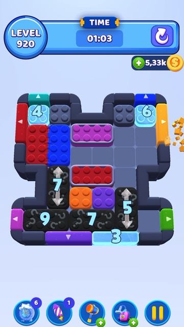 Color Block Jam 920 Уровень смотреть онлайн