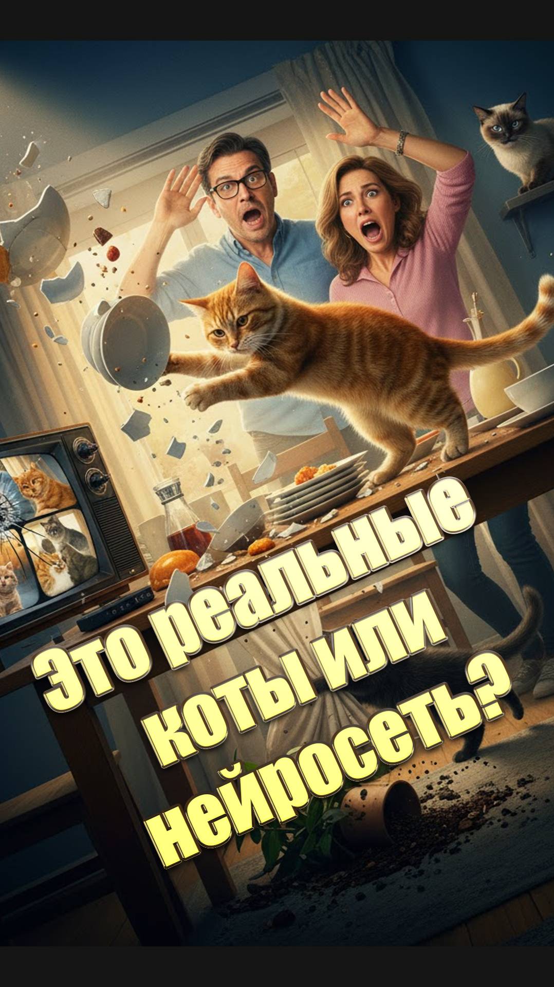 Подборка чумовых котов. Но где тут нейросеть?!