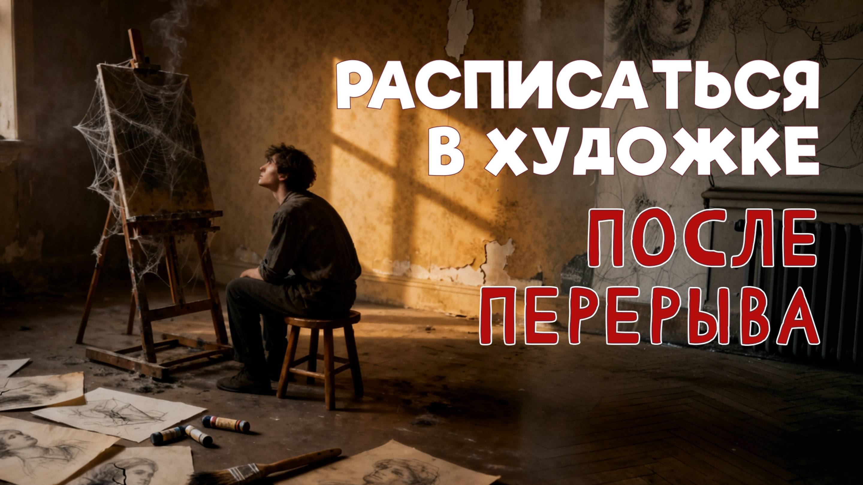 Как начать рисовать после долгого перерыва и не уничтожать свои работы!)) смотреть онлайн