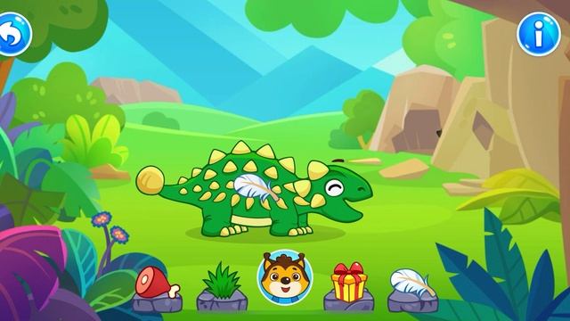 Играем развивающую игру с Динозаврами!