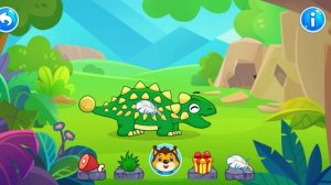Играем развивающую игру с Динозаврами!