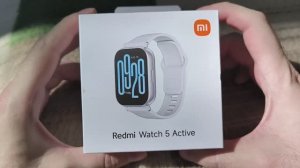 Умные часы Xiaomi Redmi Watch 5 Active - Распаковка, первое включение