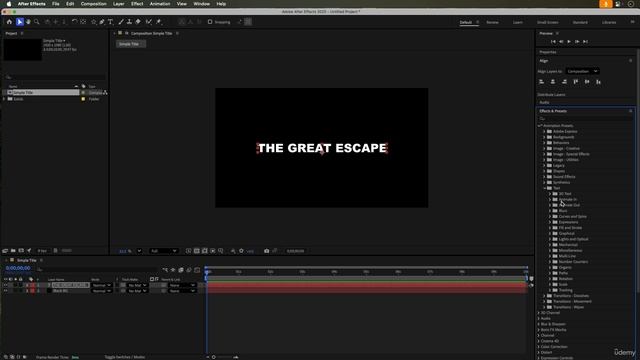 4-Creating a Title using Text Animation Presets смотреть онлайн