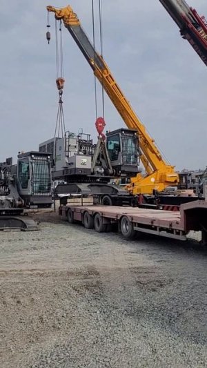 Доставка экскаватора из Китая в Кузбасс.